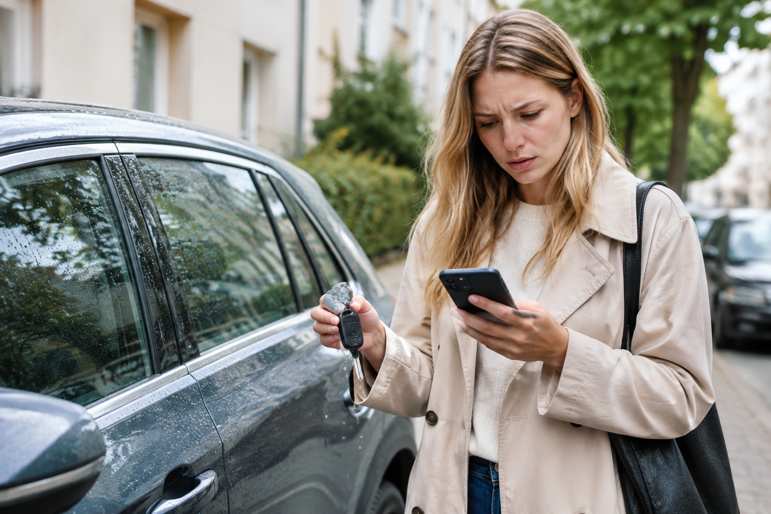 Autoschlüssel nass geworden: Was tun?